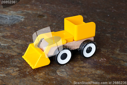 Image of Simple wheel dozer toy