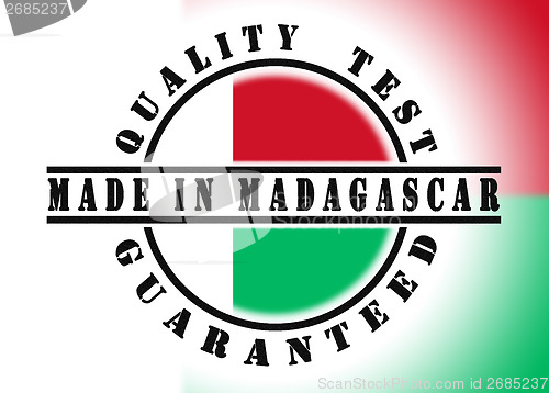 Image of Quality test guaranteed stamp 