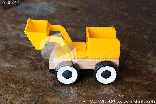 Image of Simple wheel dozer toy