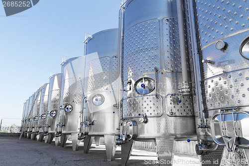 Image of Modern aluminum barrels