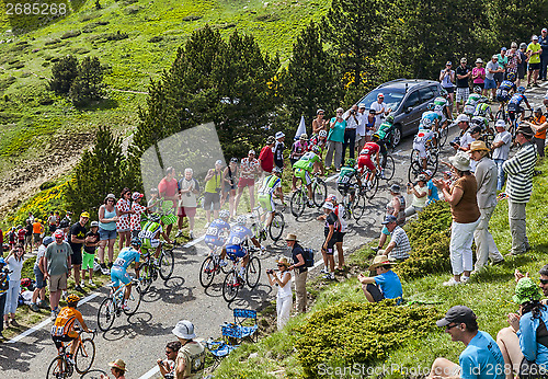 Image of The Peloton in Mountains