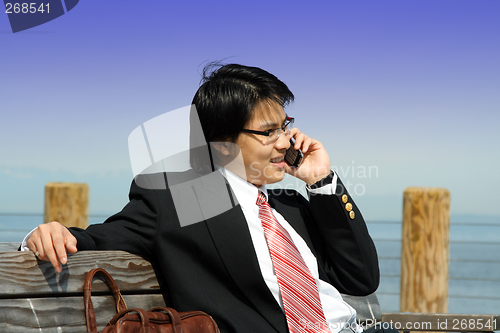 Image of Businessman on the phone