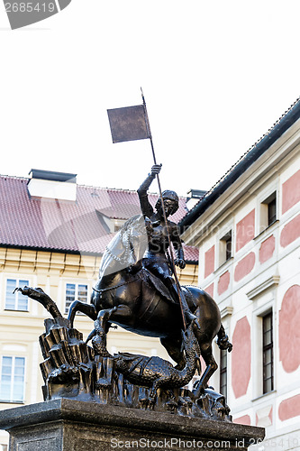 Image of Saint George statue, Prague, Czech