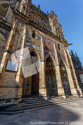 Image of st. vitus cathedral in prague czech republic 