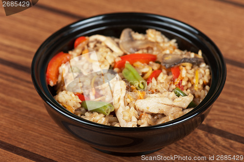 Image of Rice chicken vegetable