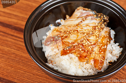 Image of eel with rice