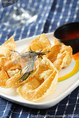 Image of Fried chinese dumplings