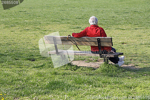 Image of Man on bench