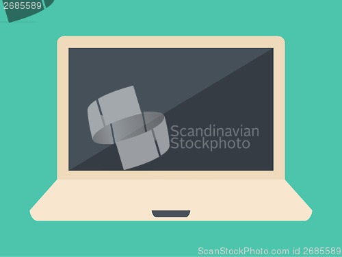 Image of Flat laptop