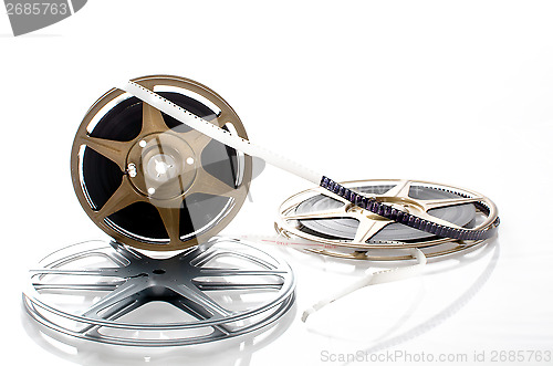 Image of 8mm film reels