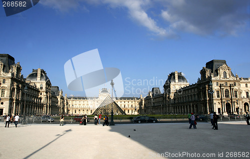 Image of Louvre Museum in Paris, France