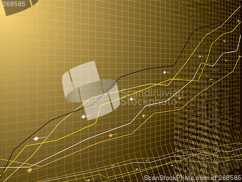 Image of business performance gold