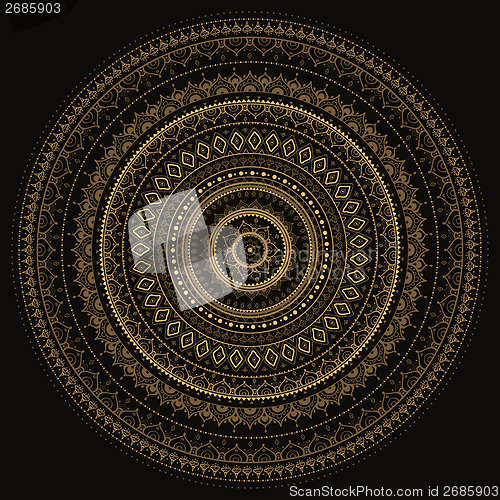 Image of Mandala. Indian decorative pattern.