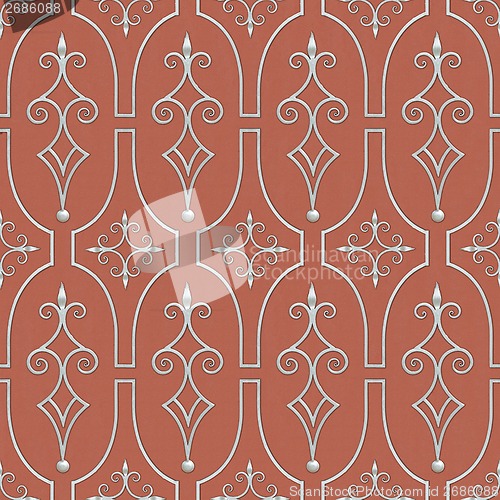 Image of Wrought Patterns. Seamless Texture.