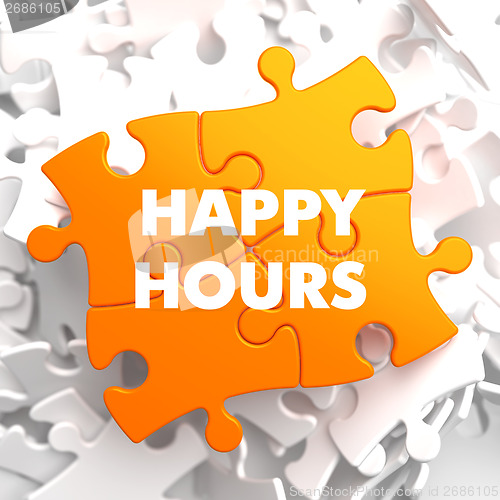 Image of Happy Hours on Orange Puzzle.