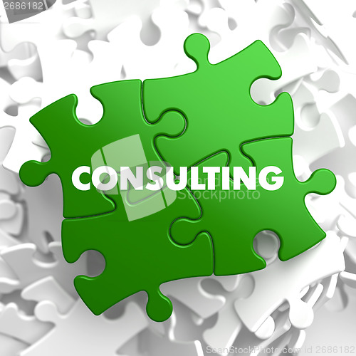 Image of Consulting on Green Puzzle.