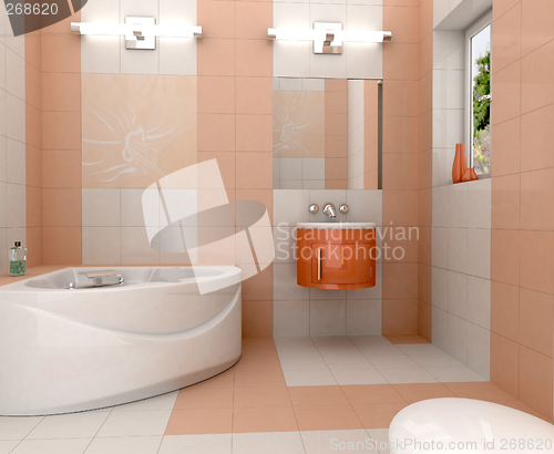 Image of Modern bathroom