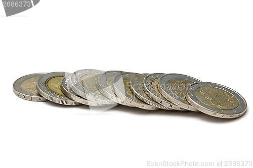 Image of Euro coins