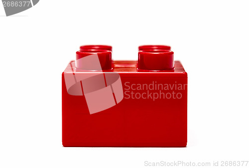 Image of red building blocks