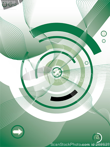 Image of concept radiate green