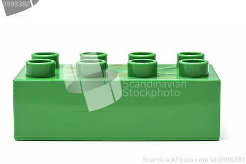 Image of Green building block