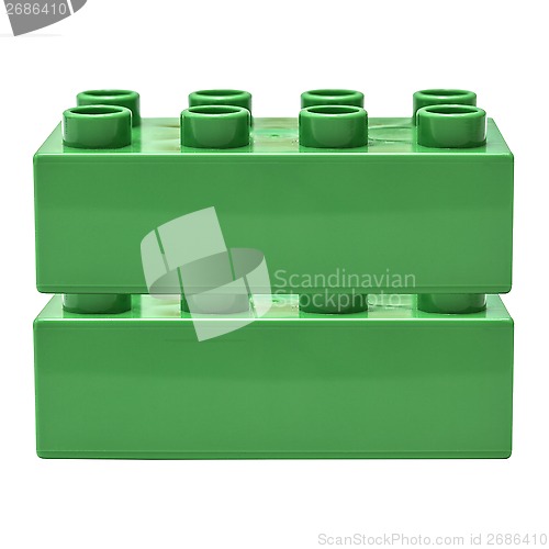Image of Green building block