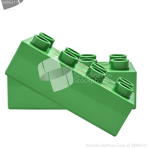 Image of Green building block