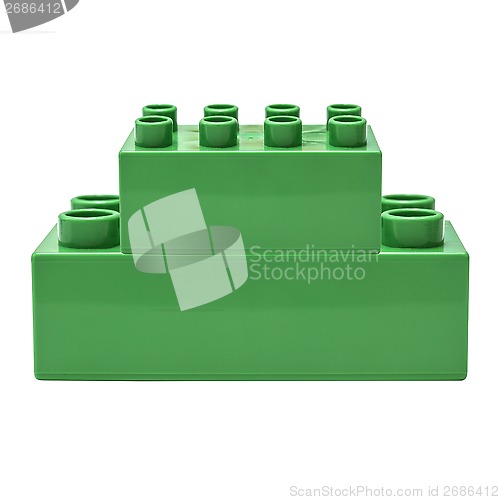Image of Green building block