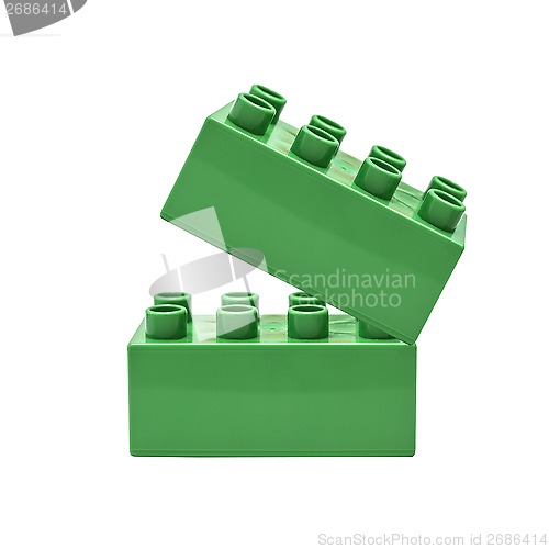 Image of Green building block