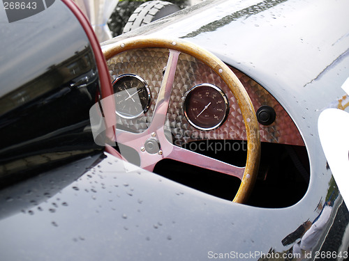 Image of racing car dashboard