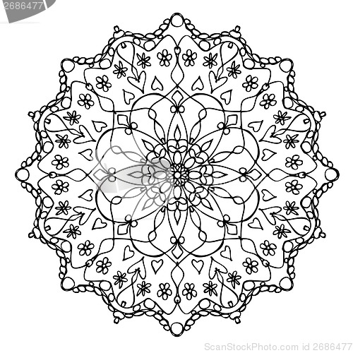 Image of Mandala Black and White