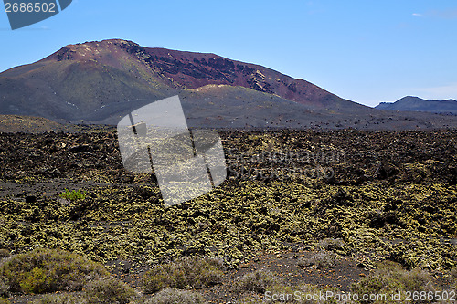 Image of stone  los volcanes lanzarote   