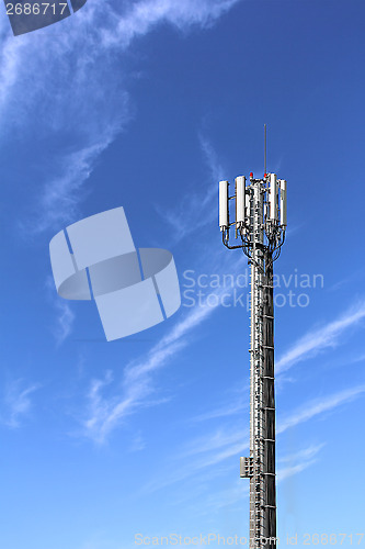 Image of Antennas on the tower