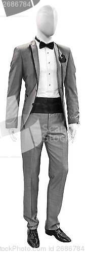Image of Grey man suit