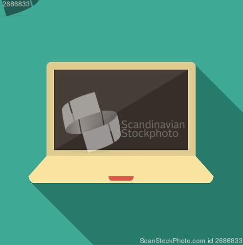 Image of Flat laptop