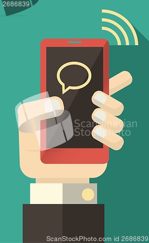 Image of Flat Smartphone