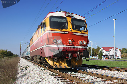 Image of Red train