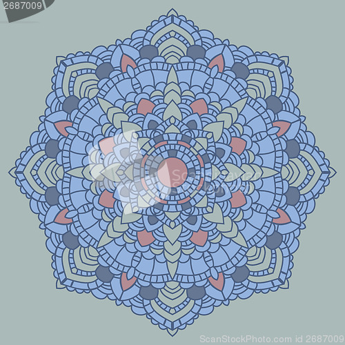 Image of Mandala. Indian decorative pattern.