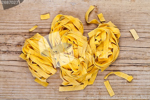 Image of raw egg pasta 