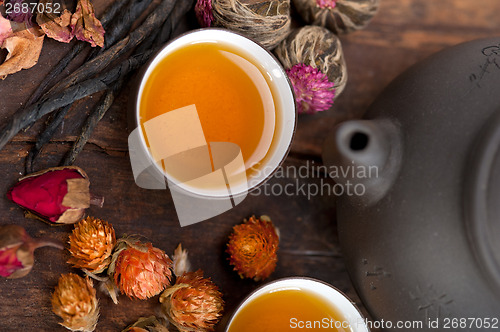 Image of Chinese style herbal floral tea