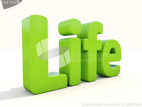 Image of 3d word life