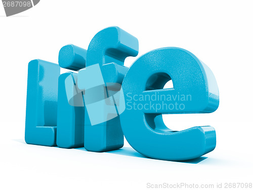 Image of 3d word life