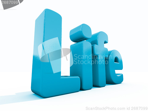 Image of 3d word life