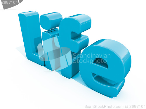Image of 3d word life
