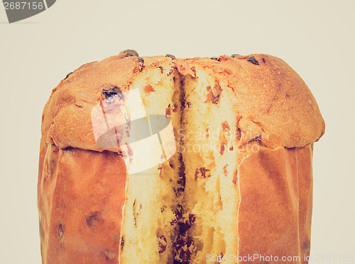 Image of Retro look Panettone bread