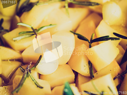 Image of Retro look Potatoes picture