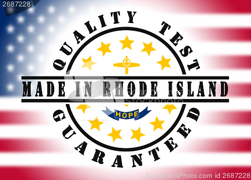 Image of Quality test guaranteed stamp 