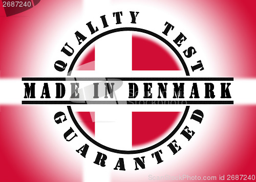 Image of Quality test guaranteed stamp 