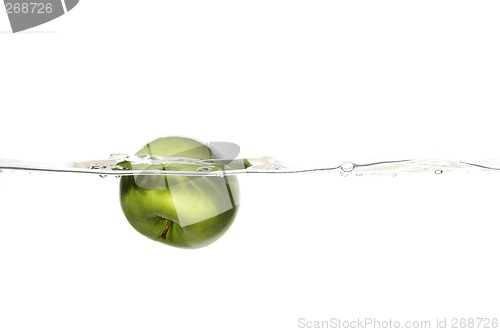 Image of drowning apple