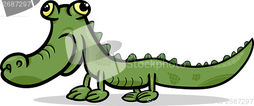 Image of crocodile animal cartoon illustration